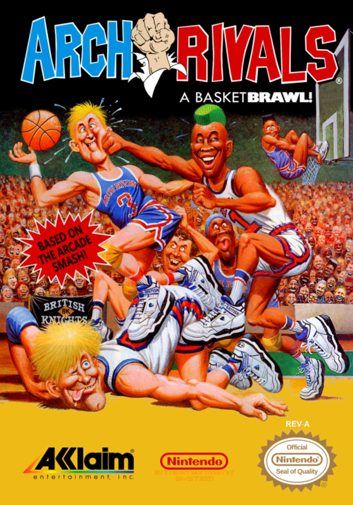 Arch Rivals - A Basketbrawl! (USA) box art